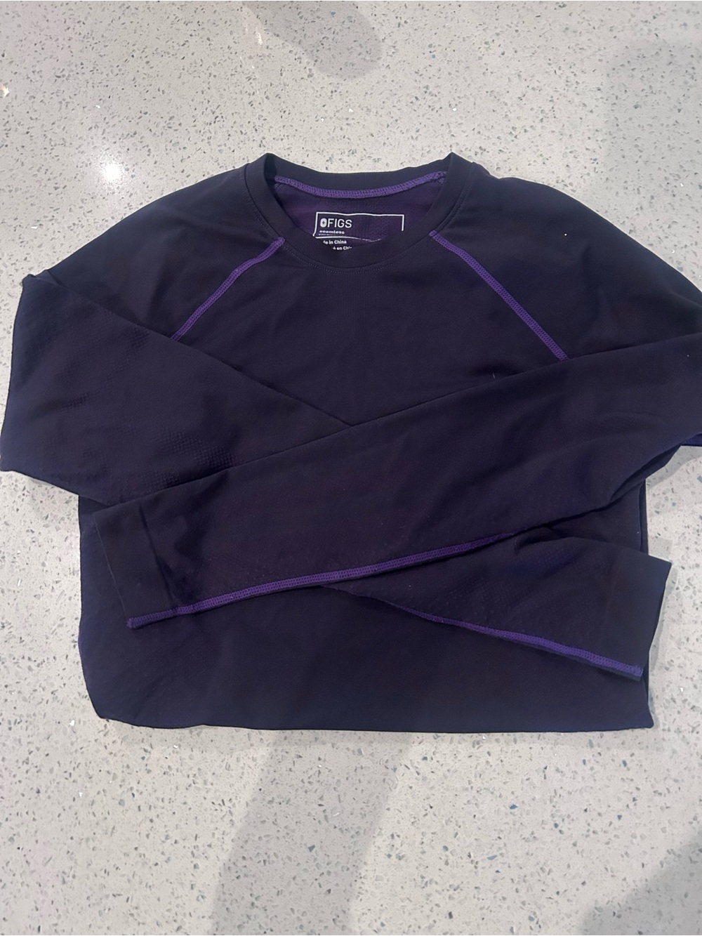 FIGS Women’s Purple Long Sleeve Midlayer